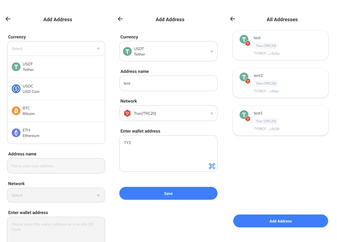 Guide to Configuring Commonly Utilized Addresses – ZONE Wallet Support